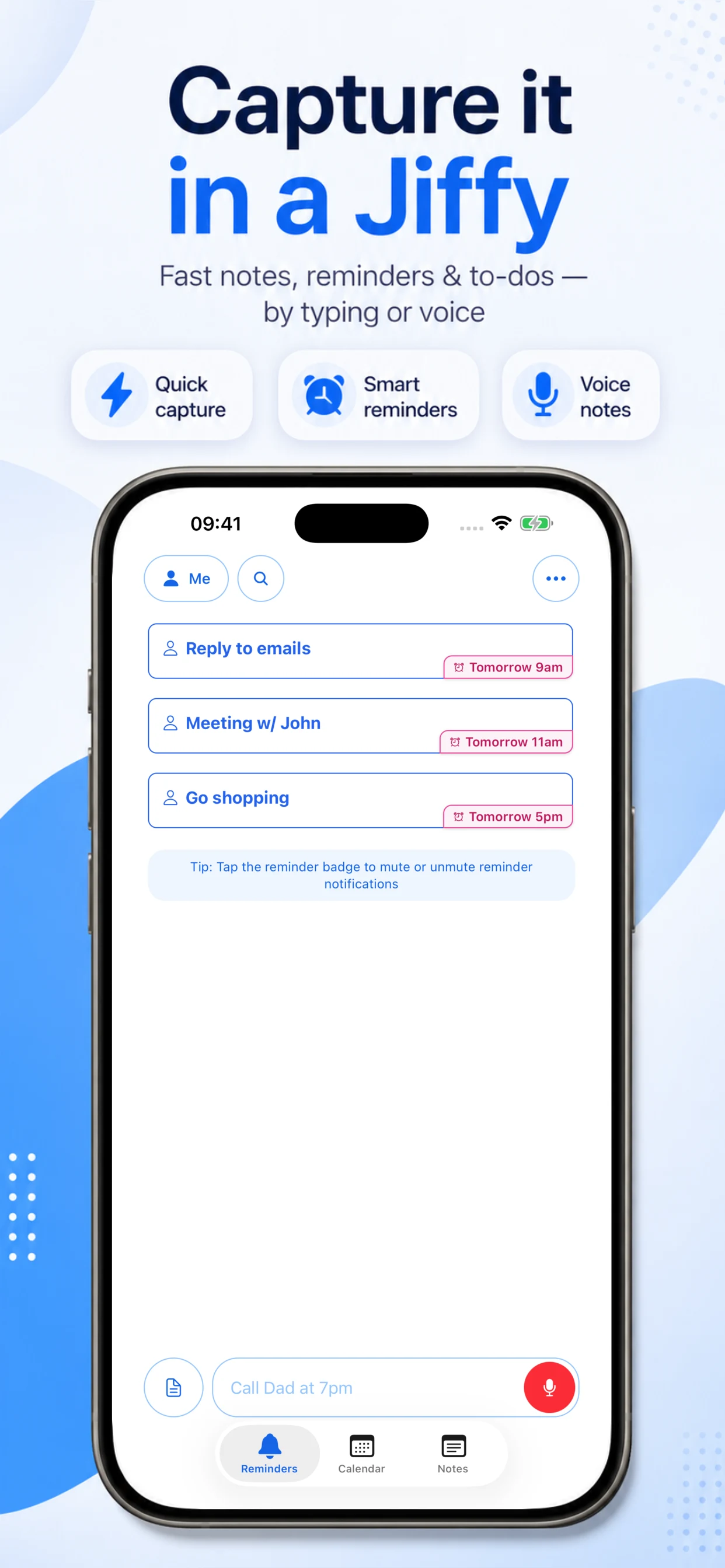 Jiffy Quick capture App Store screenshot